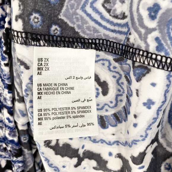 INC Printed Keyhole-Cutout Embellished Halter Top - Picture 6 of 6